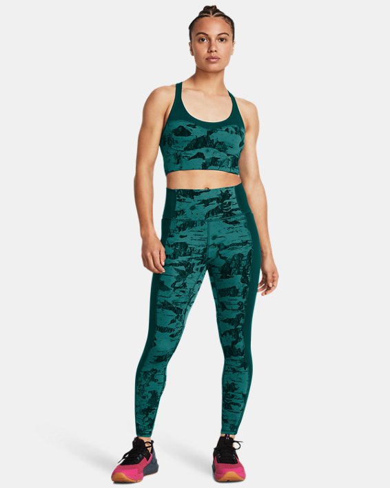 Women's Project Rock Let's Go Printed Ankle Leggings in Green image number 2